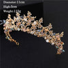 2017 Hot Sale Gold Crystal Tiara Crown For Wedding Hair Accessories Princess Queen Wedding Crown Rhinestones Bridal Hair Jewelry
