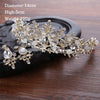 2017 Hot Sale Gold Crystal Tiara Crown For Wedding Hair Accessories Princess Queen Wedding Crown Rhinestones Bridal Hair Jewelry