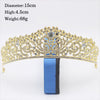 2017 Hot Sale Gold Crystal Tiara Crown For Wedding Hair Accessories Princess Queen Wedding Crown Rhinestones Bridal Hair Jewelry
