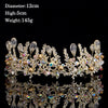 2017 Hot Sale Gold Crystal Tiara Crown For Wedding Hair Accessories Princess Queen Wedding Crown Rhinestones Bridal Hair Jewelry
